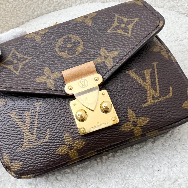 LV Micro Metis Crossbody Bag in Monogram Canvas and GHW (Model: M81267)