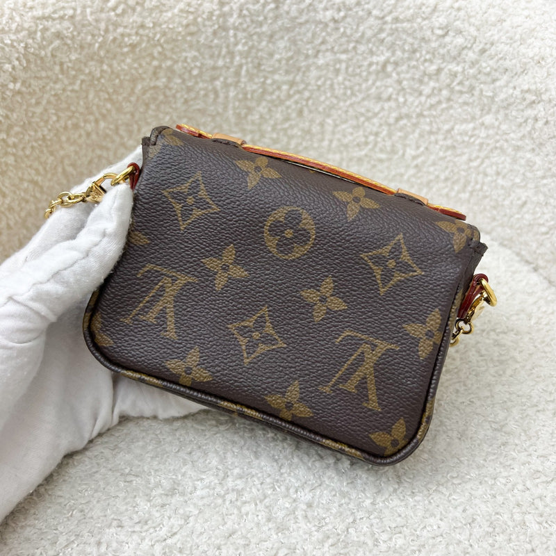 LV Micro Metis Crossbody Bag in Monogram Canvas and GHW (Model: M81267)