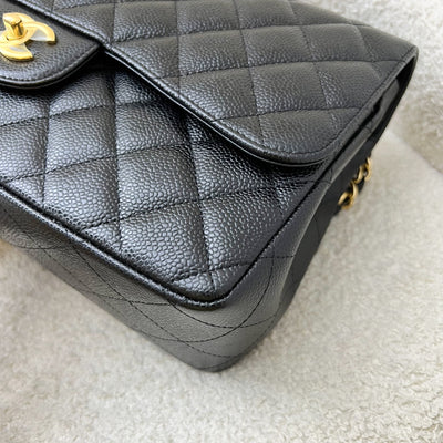 Chanel Jumbo Classic Flap DF in Black Caviar and GHW
