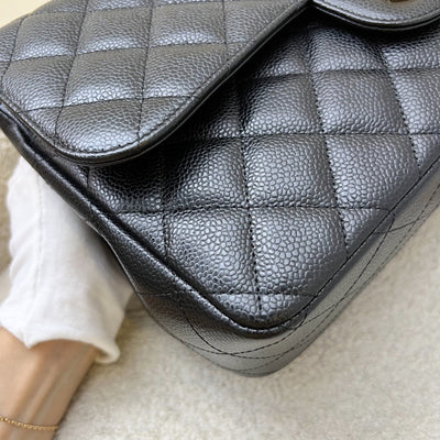 Chanel Jumbo Classic Flap DF in Black Caviar and GHW