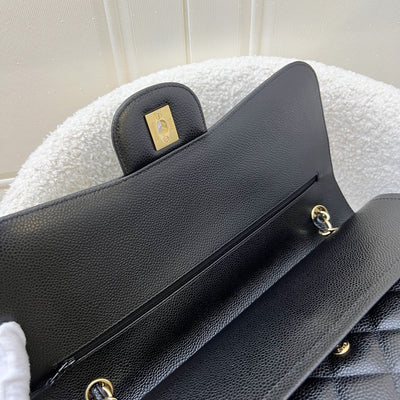 Chanel Jumbo Classic Flap DF in Black Caviar and GHW
