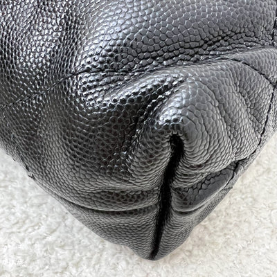 Chanel 22 Mini Hobo Handbag in 23K Black Shiny Caviar and AGHW