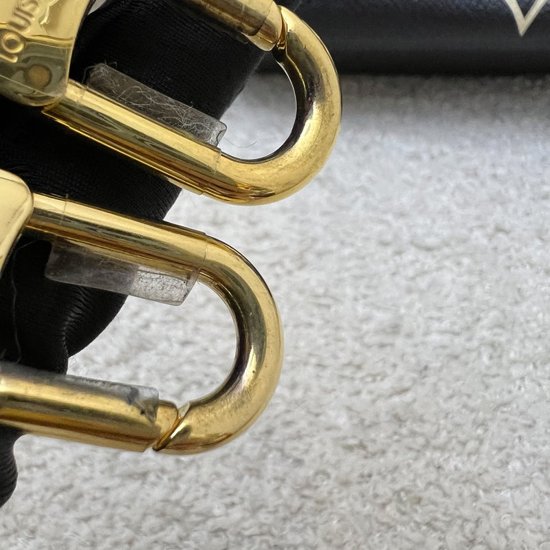 LV Pochette Metis East West in Black and Creme Giant Monogram Empreinte Leather and GHW (Model: M46596)