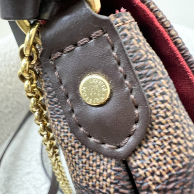 LV Favorite Pochette MM in Damier Ebene Canvas and GHW (Model: N41129)