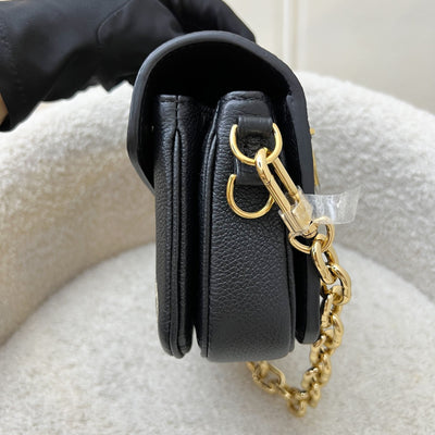 LV Pochette Metis East West in Black and Creme Giant Monogram Empreinte Leather and GHW (Model: M46596)