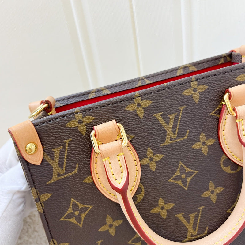 LV Sac Plat BB in Monogram Canvas and GHW (Model: M46265)