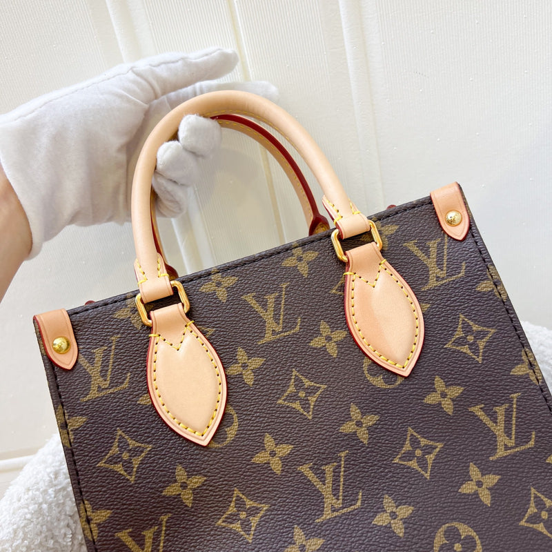 LV Sac Plat BB in Monogram Canvas and GHW (Model: M46265)