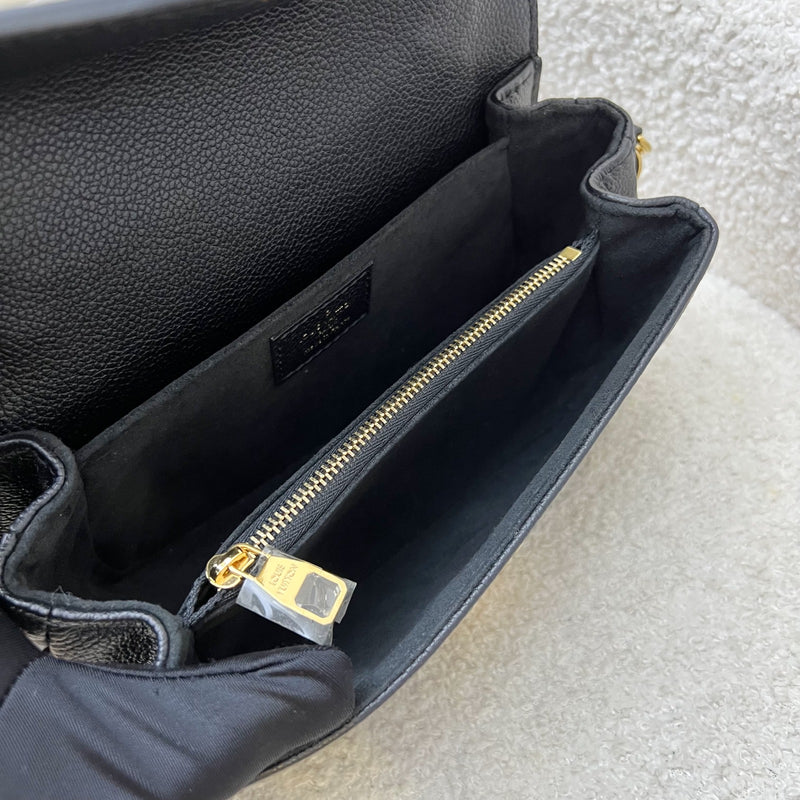 LV Pochette Metis East West in Black and Creme Giant Monogram Empreinte Leather and GHW (Model: M46596)