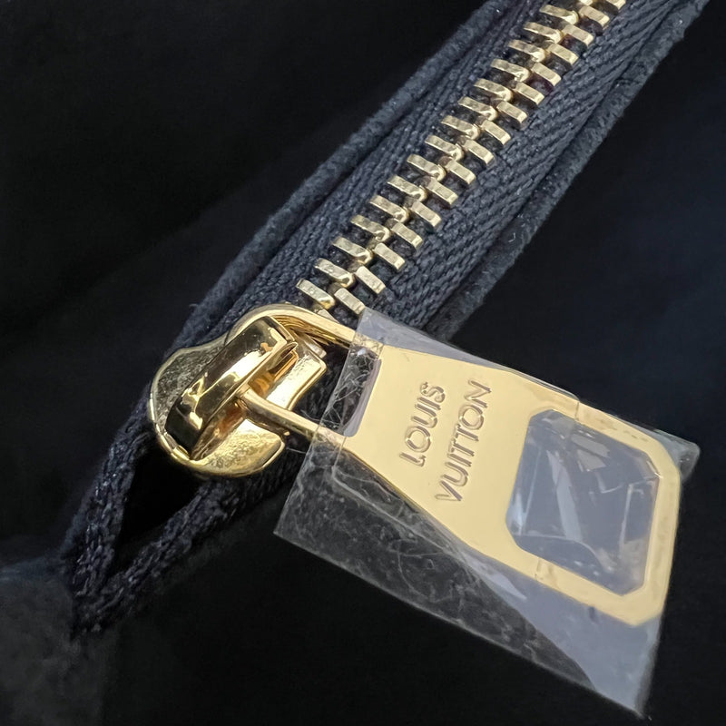 LV Pochette Metis East West in Black and Creme Giant Monogram Empreinte Leather and GHW (Model: M46596)