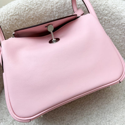 Hermes Mini Lindy in Rose Sakura Swift Leather and PHW