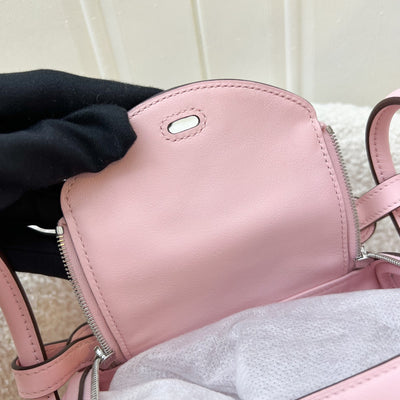 Hermes Mini Lindy in Rose Sakura Swift Leather and PHW