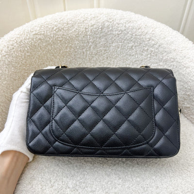 [Rare!] Chanel Classic Mini Rectangular Flap in 17C Black Caviar and GHW