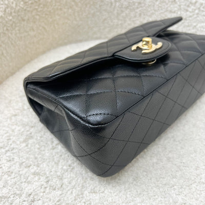 [Rare!] Chanel Classic Mini Rectangular Flap in 17C Black Caviar and GHW