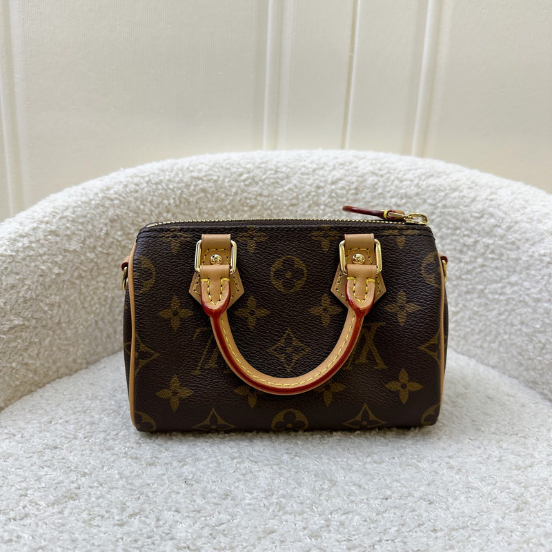 LV Nano Speedy in Monogram Canvas and GHW