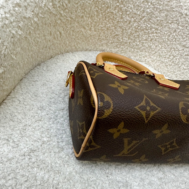 LV Nano Speedy in Monogram Canvas and GHW