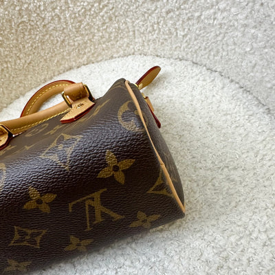 LV Nano Speedy in Monogram Canvas and GHW