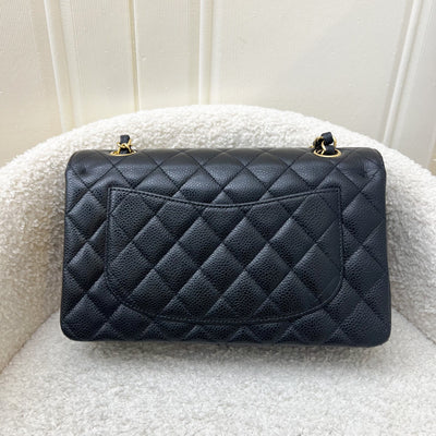 Chanel Small Classic Flap CF in Black Caviar and GHW