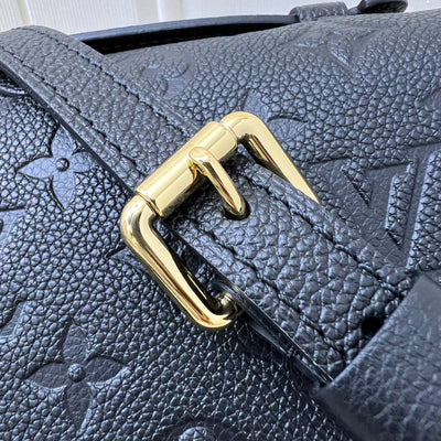 Louis Vuitton LV Pochette Metis in Black Monogram Empreinte Leather and GHW