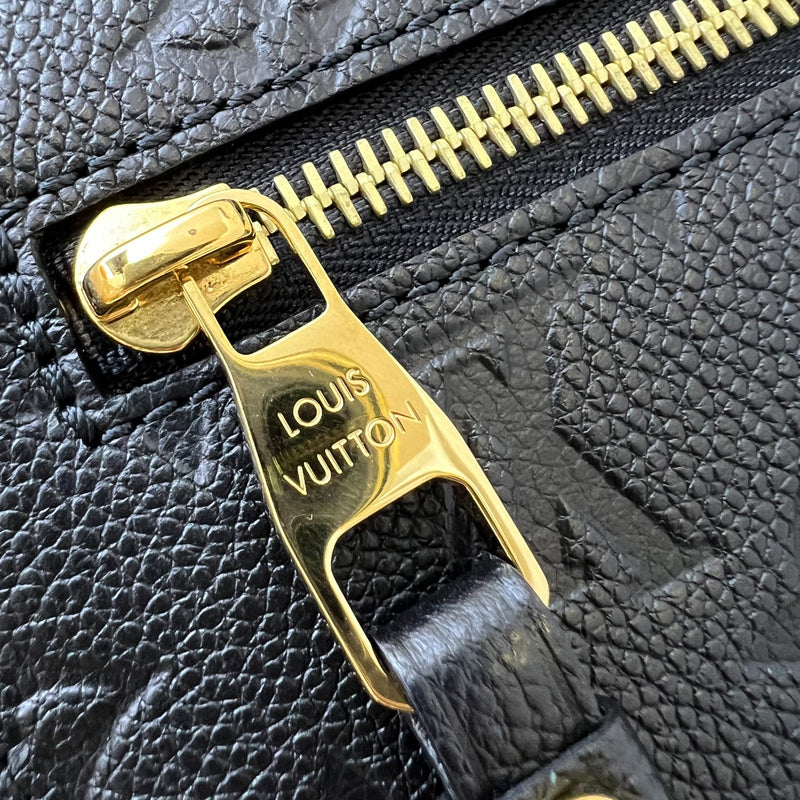 Louis Vuitton LV Pochette Metis in Black Monogram Empreinte Leather and GHW