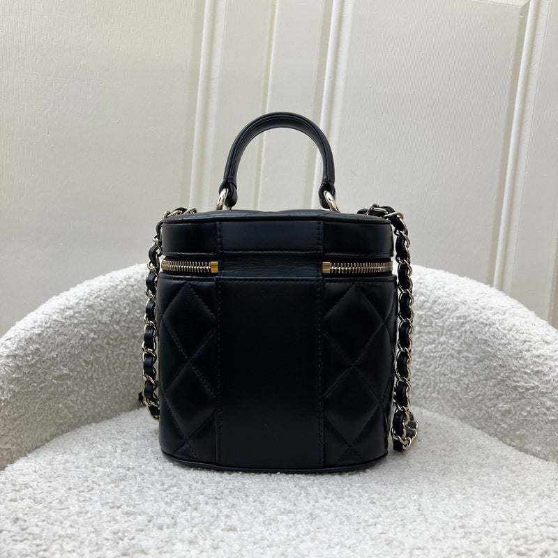 Chanel Trendy CC Vanity in Black Lambskin and LGHW (Model: AS1626)