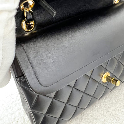 Chanel Medium Classic Flap CF in Black Lambskin and GHW