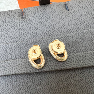 Hermes Farandole Earrings with Diamonds in 18K Rose Gold HW
