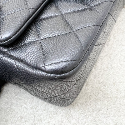 Chanel Classic Mini Rectangle Flap in 15C Black Caviar and AGHW