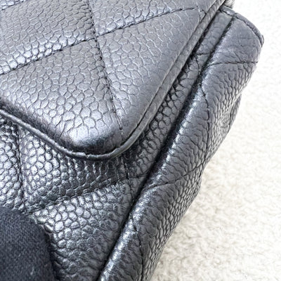 Chanel Classic Mini Rectangle Flap in 15C Black Caviar and AGHW