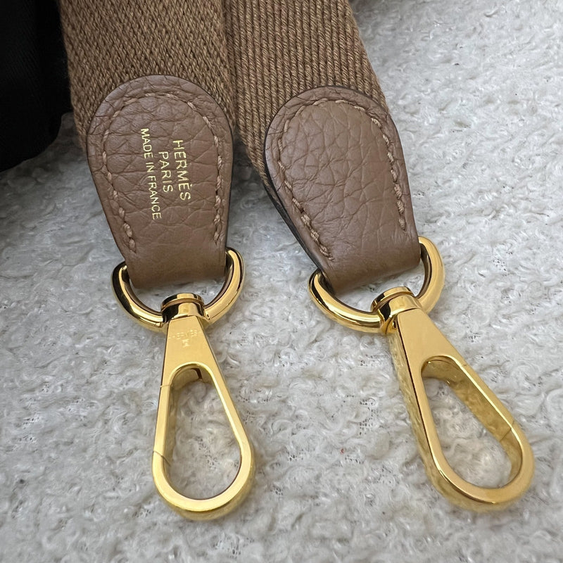 [Short Strap - Local - Mar 2025] Hermes Mini Evelyne 16 TPM in Alezan Clemence Leather and GHW
