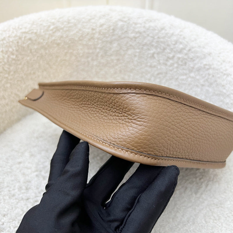 [Short Strap - Local - Mar 2025] Hermes Mini Evelyne 16 TPM in Alezan Clemence Leather and GHW