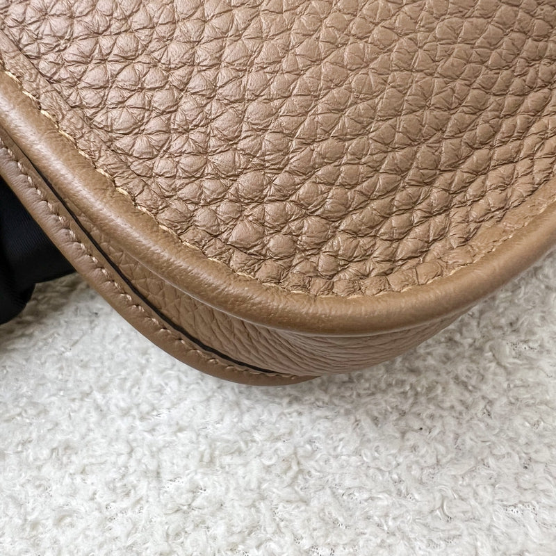 [Short Strap - Local - Mar 2025] Hermes Mini Evelyne 16 TPM in Alezan Clemence Leather and GHW