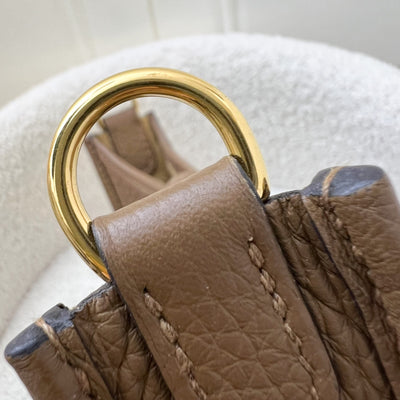 [Short Strap - Local - Mar 2025] Hermes Mini Evelyne 16 TPM in Alezan Clemence Leather and GHW