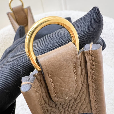 [Short Strap - Local - Mar 2025] Hermes Mini Evelyne 16 TPM in Alezan Clemence Leather and GHW