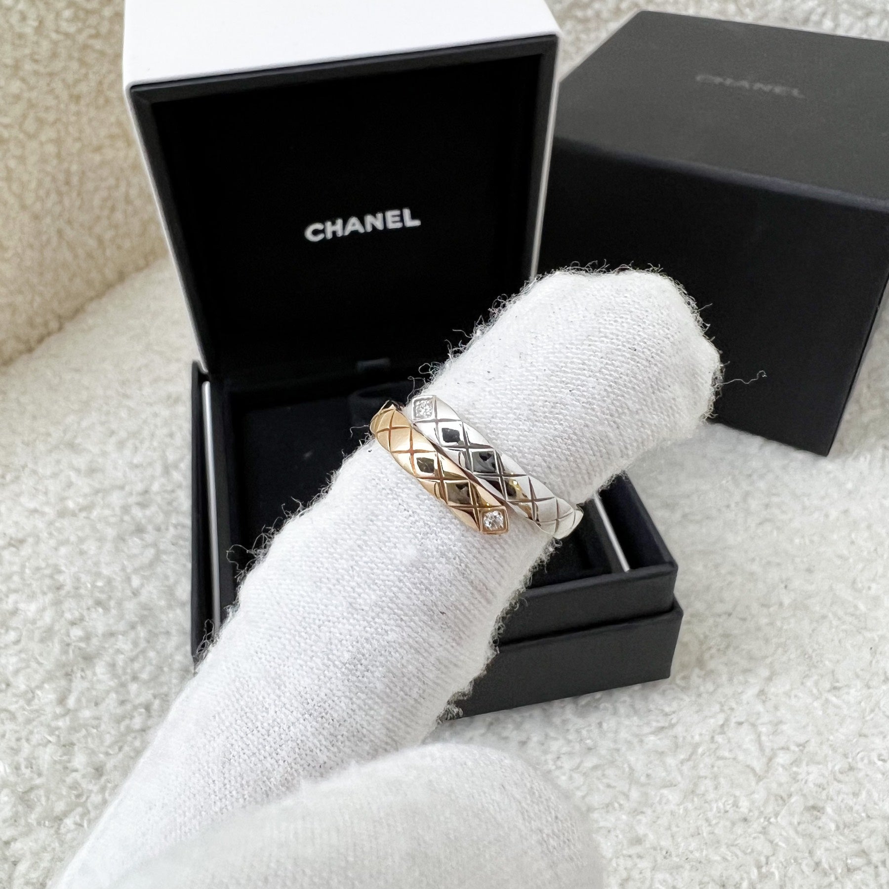 Chanel Coco Crush Toi Et Moi Ring Small Version with Diamonds in 18K W –  Brands Lover
