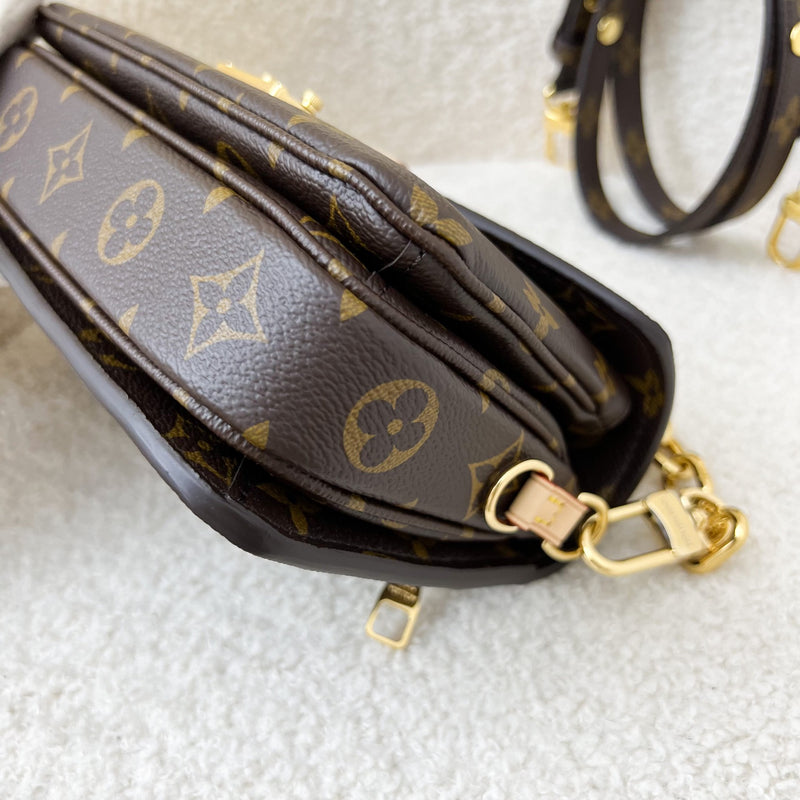 LV Pochette Metis East West in Monogram Canvas GHW