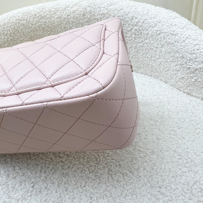 Chanel Pearl Crush Square Mini Flap in 23K Light Pink Lambskin and AGHW