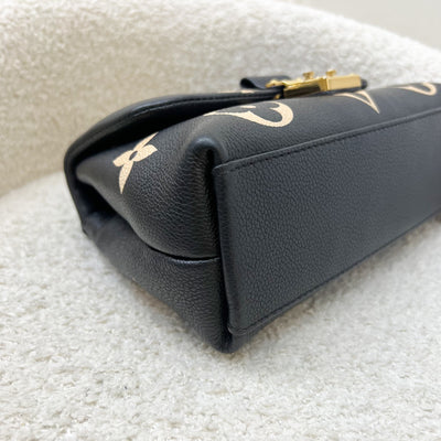 LV Madeleine BB in Black and Creme Giant Monogram Empreinte Leather and GHW (Model: M45978)