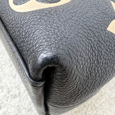 LV Madeleine BB in Black and Creme Giant Monogram Empreinte Leather and GHW (Model: M45978)