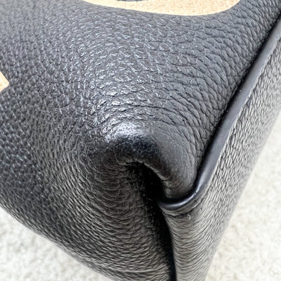 LV Madeleine BB in Black and Creme Giant Monogram Empreinte Leather and GHW (Model: M45978)