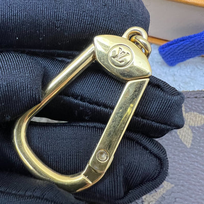 LV Key Pouch in Monogram Canvas and GHW (Model: M62650)