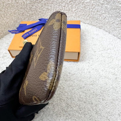 LV Key Pouch in Monogram Canvas and GHW (Model: M62650)