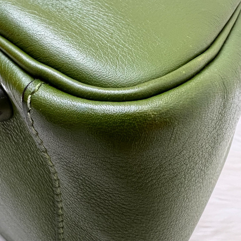 Hermes Lindy 30 in Green Evercolor Leather and PHW