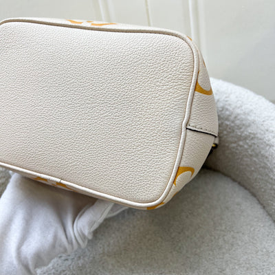 LV NéoNoé BB in By the Pool Gradient Beige Empreinte Leather and GHW (Model: M45716)