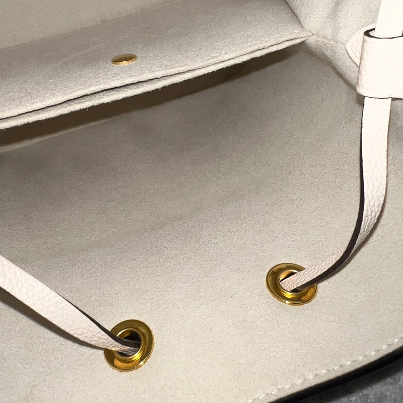 LV NéoNoé BB in By the Pool Gradient Beige Empreinte Leather and GHW (Model: M45716)
