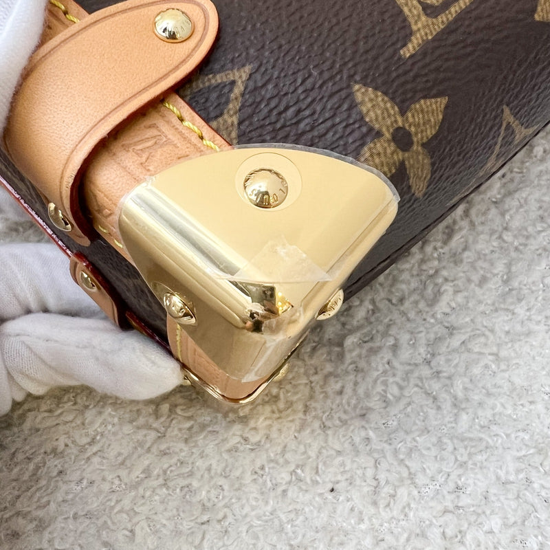 LV Side Trunk PM Bag in Monogram Canvas and GHW (Model: M46815)