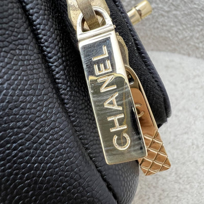 Chanel Small Business Affinity Flap in Black Caviar and LGHW