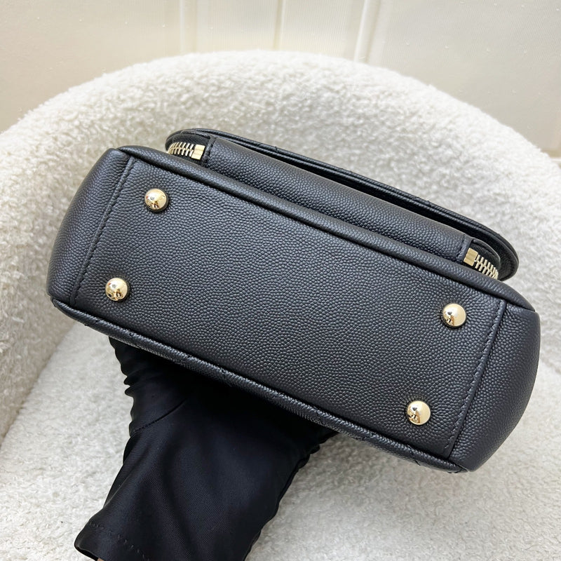 Chanel Small Business Affinity Flap in Black Caviar and LGHW