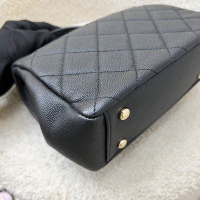 Chanel Small Business Affinity Flap in Black Caviar and LGHW