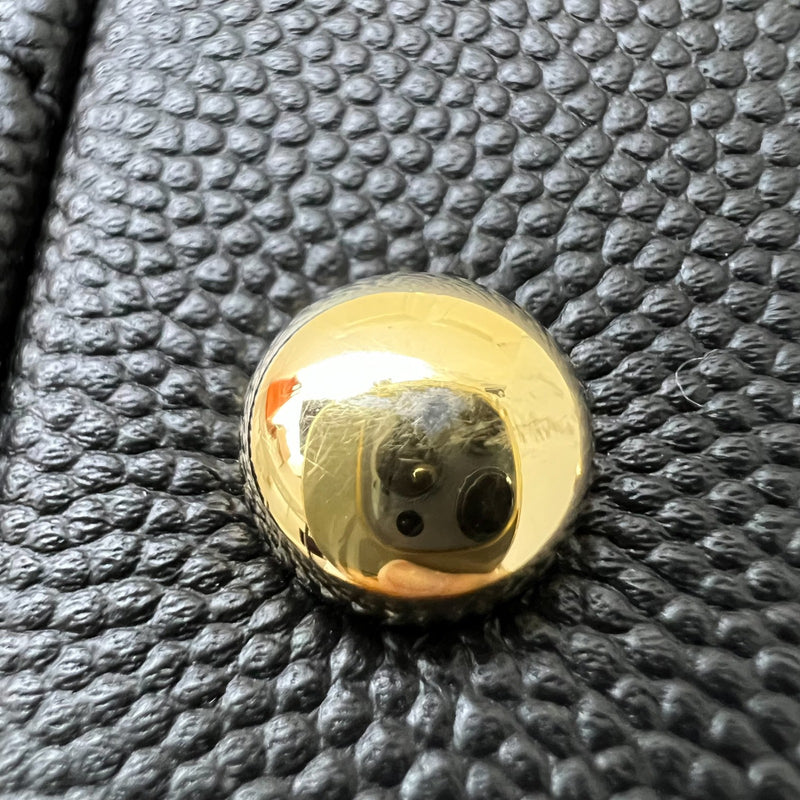 Chanel Small Business Affinity Flap in Black Caviar and LGHW