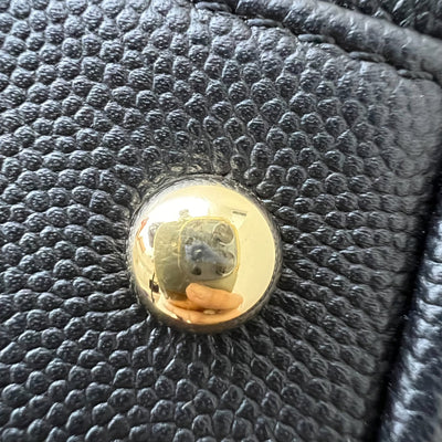 Chanel Small Business Affinity Flap in Black Caviar and LGHW